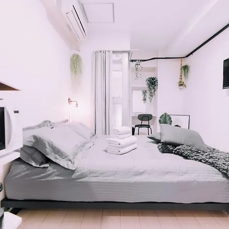 Minimalist Loft Namba Compact Studio With A 24-Hour Gym Ma501